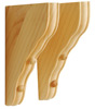 shelf brackets, wooden brackets, shelf supports, shelf corbels, wooden brackets
