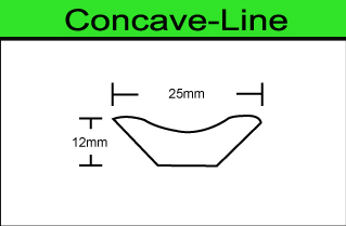 concave line